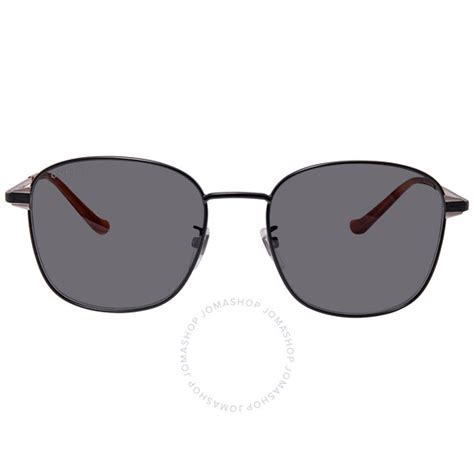 Gucci Dark Grey Pilot Men's Sunglasses GG0575SK 007 56.